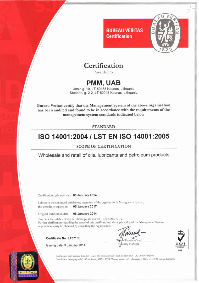 PMM Group_Lubrita lubricants ISO Certificate 14001-2005.jpg